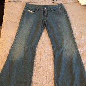 Diesel Wide Leg Jeans